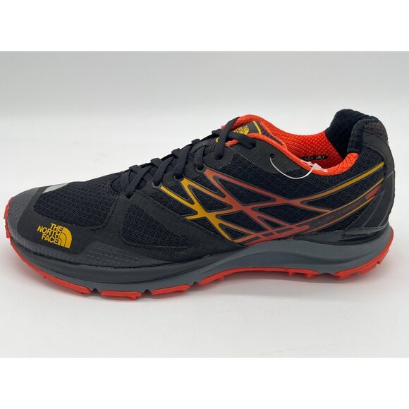 The North Face Mens Size 9 Black/Orange Ultra Trail Running Left Single Shoe Wit - Picture 2 of 8